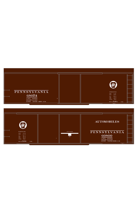 Pennsylvania Railroad X31 Boxcar White Circle Herald