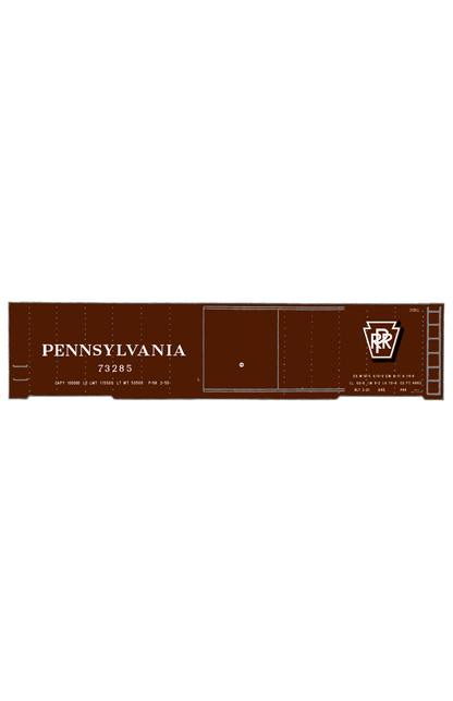 Pennsylvania Railroad PRR X45 50 Ft SD Boxcar Shadow Herald