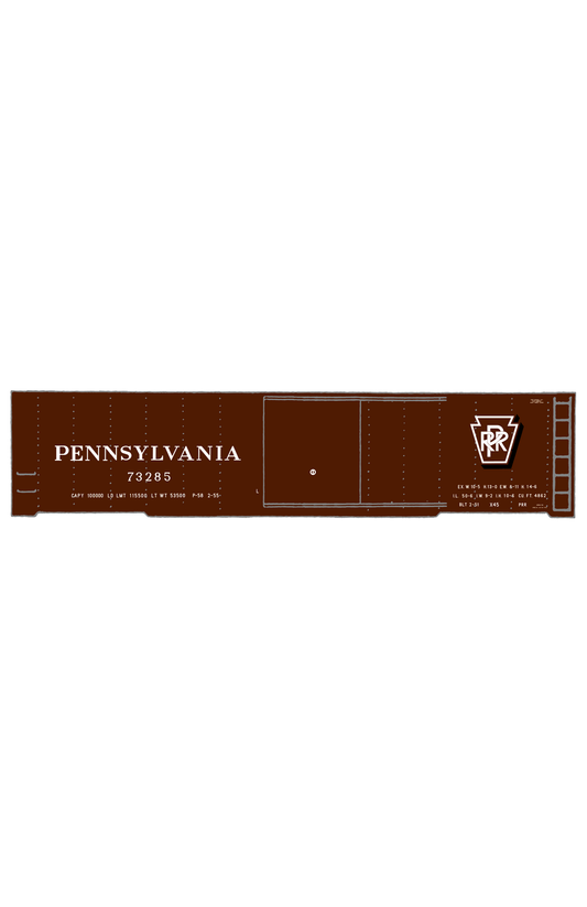 Pennsylvania Railroad PRR X45 50 Ft SD Boxcar Shadow Herald