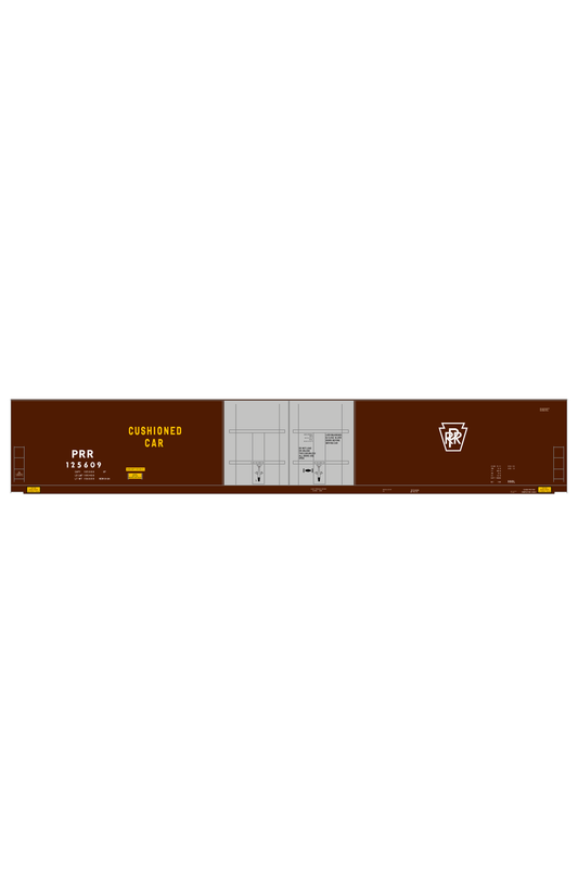 Pennsylvania Railroad PRR X60 86 Ft Auto Parts Boxcar White