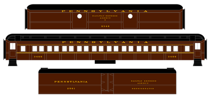 Pennsylvania Railroad Passenger Car Dulux Gold