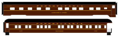 Pennsylvania Railroad Pittsburgher, Business Passenger Cars Dulux Gold