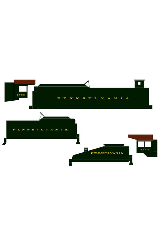 Pennsylvania Railroad, Long Island, PRSL Steam Locomotives Dulux Yellow