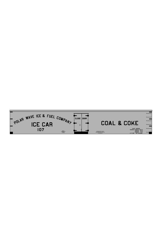 Polar Wave Ice & Fuel Ice Reefer Insulated Car Black