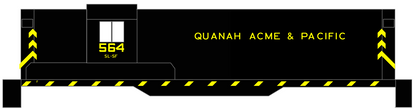 Quanah Acme and Pacific Hood Diesel Yellow Frisco Scheme