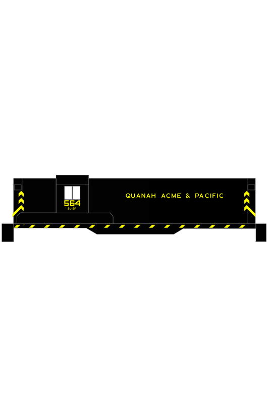 Quanah Acme and Pacific Hood Diesel Yellow Frisco Scheme