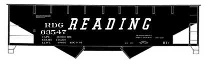 Reading Class HTC Offset Twin Hopper White