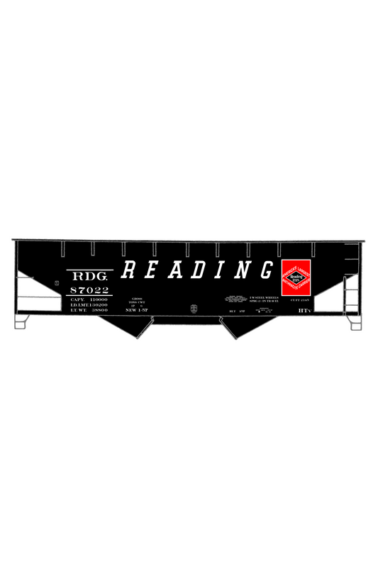 Reading Offset Twin Hopper White Speed Letter