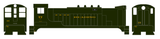 Reading Diesel Locomotive Dulux Gold Early Plain Scheme - Decal