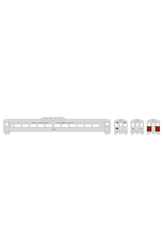 Reading Budd RDC Rail Diesel Car Black