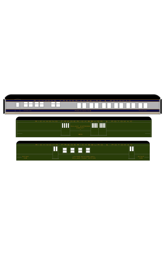 Richmond, Fredericksburg and Potomac Passenger Car Bronze Gold