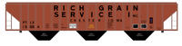 Rich Grain Service, Inc. PS-2CD Covered Hopper Black Chester, Iowa