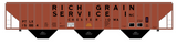 Rich Grain Service, Inc. PS-2CD Covered Hopper Black Chester, Iowa