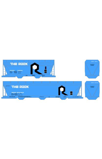 Rock Island ACF Covered Hopper White and Black