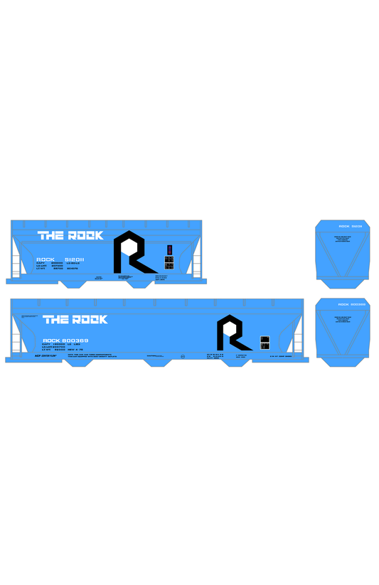Rock Island ACF Covered Hopper White and Black
