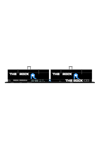 Rock Island Coil Steel Car White and Blue