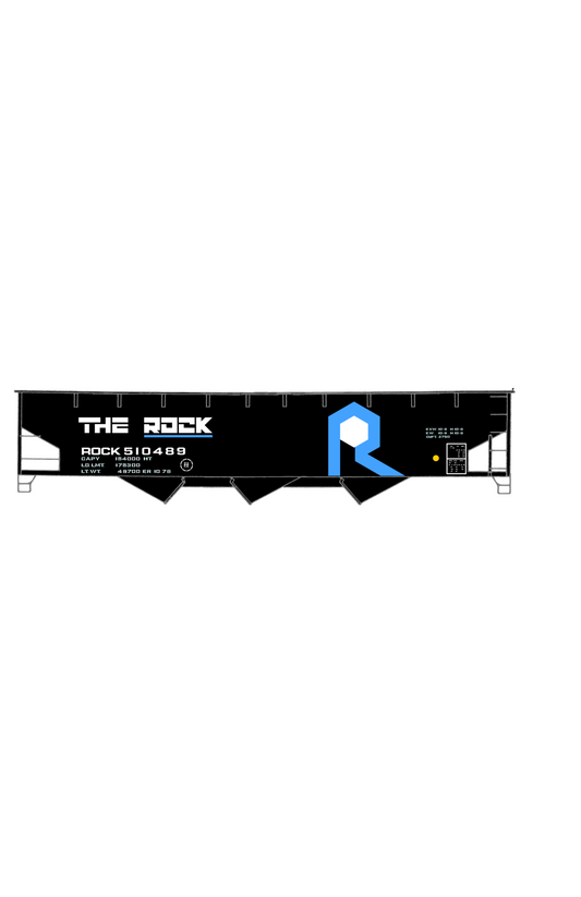 Rock Island Offset Triple Hopper White and Blue