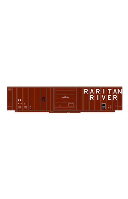 Raritan River 50 Ft Ribbed Boxcar White