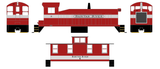 Raritan River Diesel Locomotive and Caboose Black and Gray  - Decal
