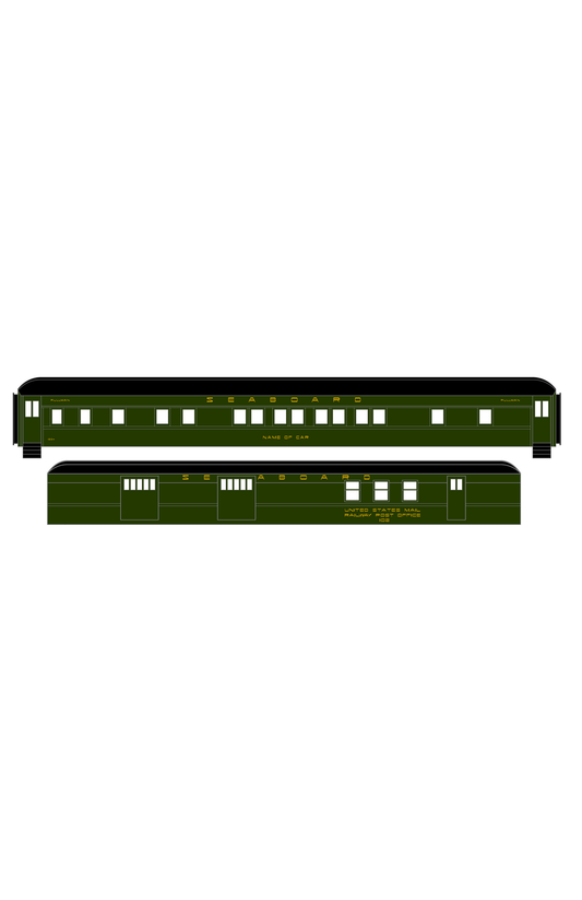 Seaboard Air Line Heavyweight Passenger Car Dulux Gold