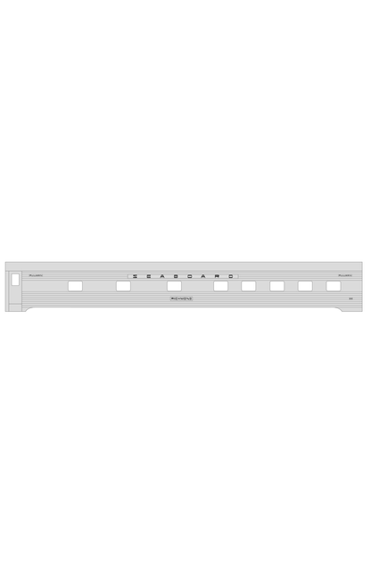 Seaboard Air Line Streamlined Passenger Car Black