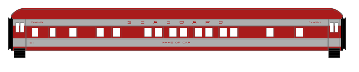 Seaboard Air Line Orange Blossom Special Passenger Car Red