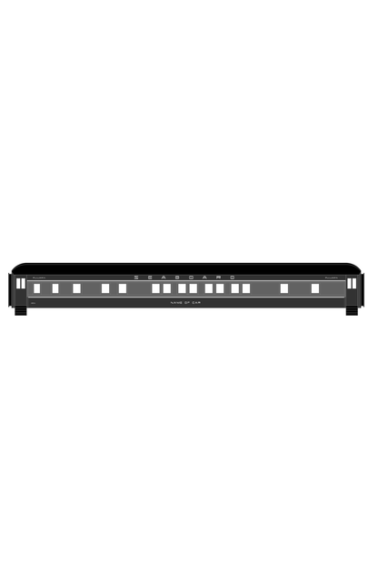 Seaboard Air Line Ex-Pullman Sleeper Passenger Car Silver