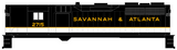 Savannah and Atlanta Diesel Locomotive Gold Southern Scheme - Decal