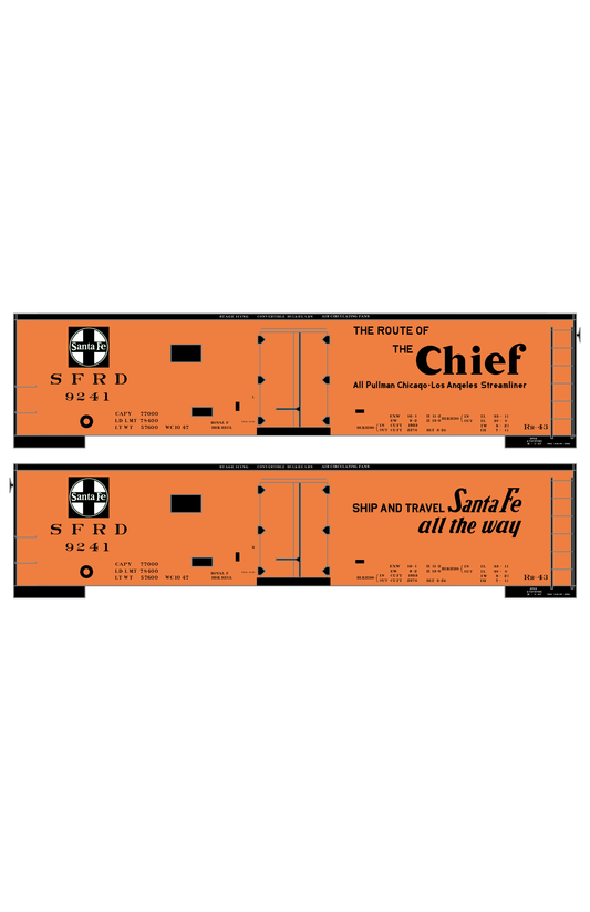 Santa Fe Reefer Despatch 40 Ft Ice Reefer Black Chief