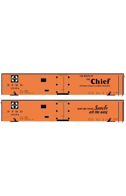 Santa Fe Reefer Despatch 50 Ft Ice Reefer Black Chief