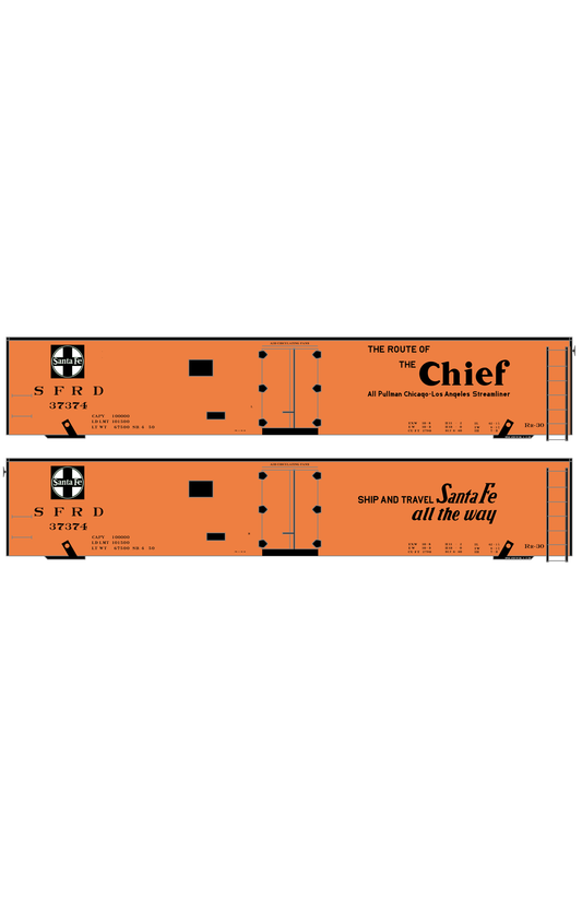 Santa Fe Reefer Despatch 50 Ft Ice Reefer Black Chief