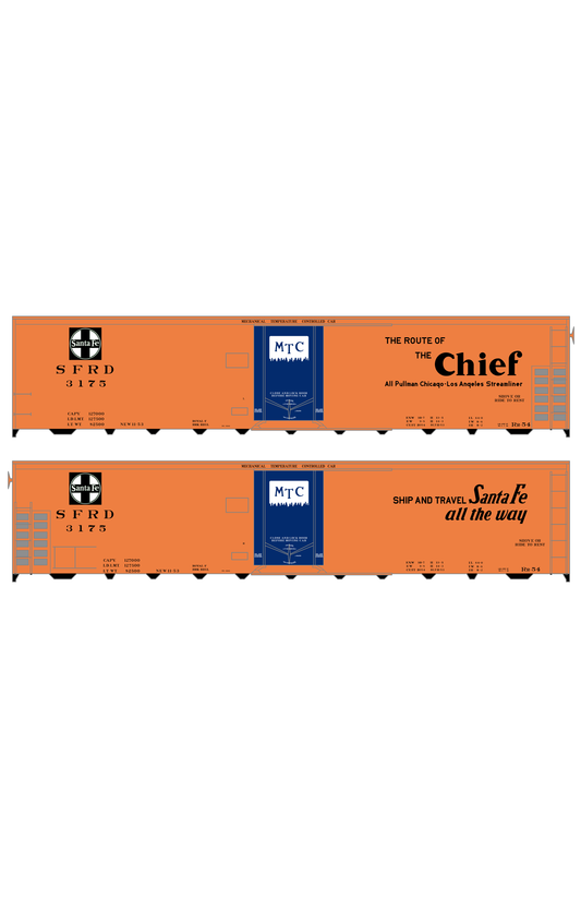 Santa Fe Reefer Despatch 50 Ft Mechanical Reefer Black Chief MTC