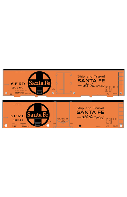 Santa Fe SFRD Steel Ice Reefer Black Late Scheme