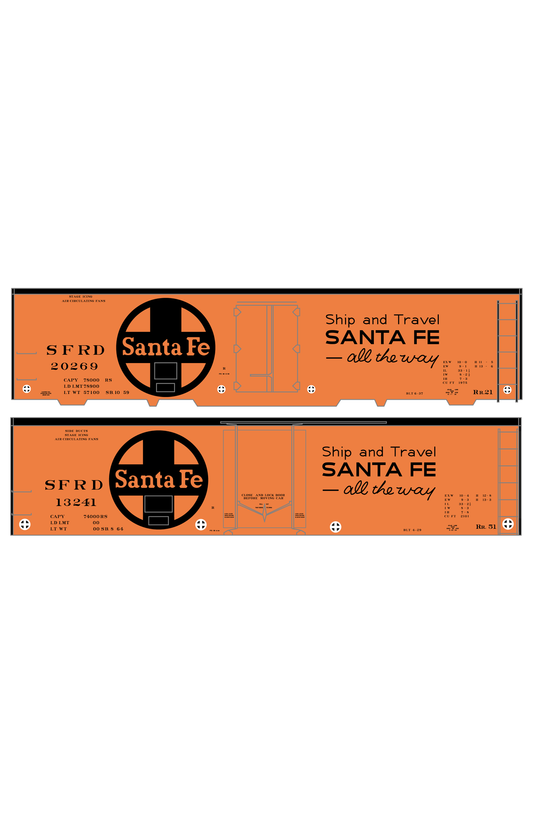 Santa Fe SFRD Steel Ice Reefer Black Late Scheme