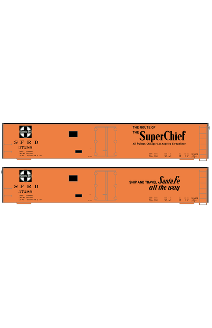 Santa Fe Reefer Despatch 50 Ft Ice Reefer Black Super Chief