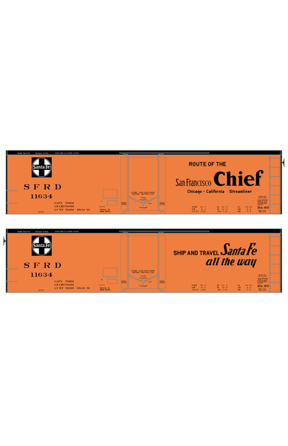 Santa Fe Reefer Despatch 40 Ft Ice Reefer Black San Francisco Chief