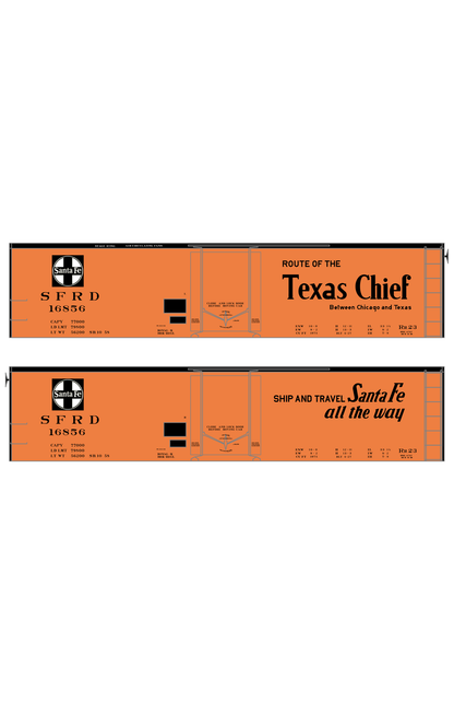 Santa Fe Reefer Despatch 40 Ft Ice Reefer Black Texas Chief