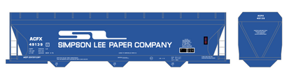 Simpson Lee Paper Co. (ACFX) ACF Covered Hopper White