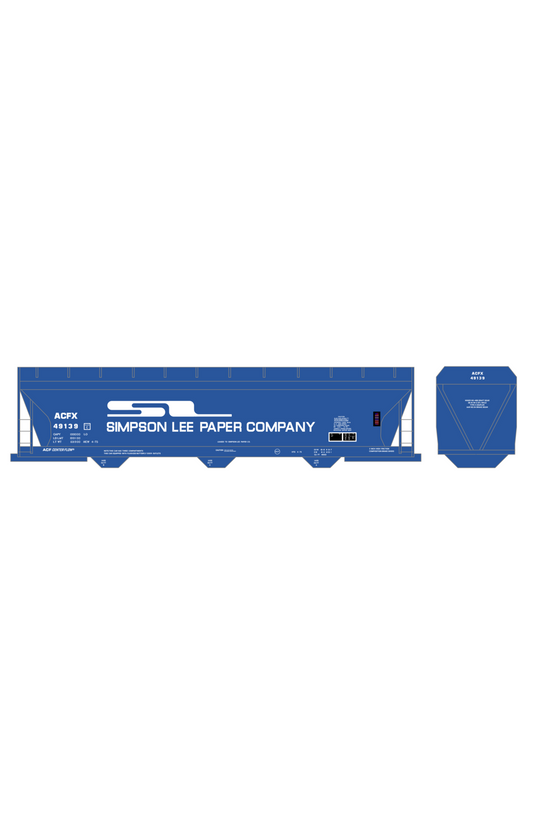 Simpson Lee Paper Co. (ACFX) ACF Covered Hopper White