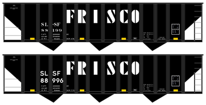 SLSF Frisco 100 Ton Triple Hopper White