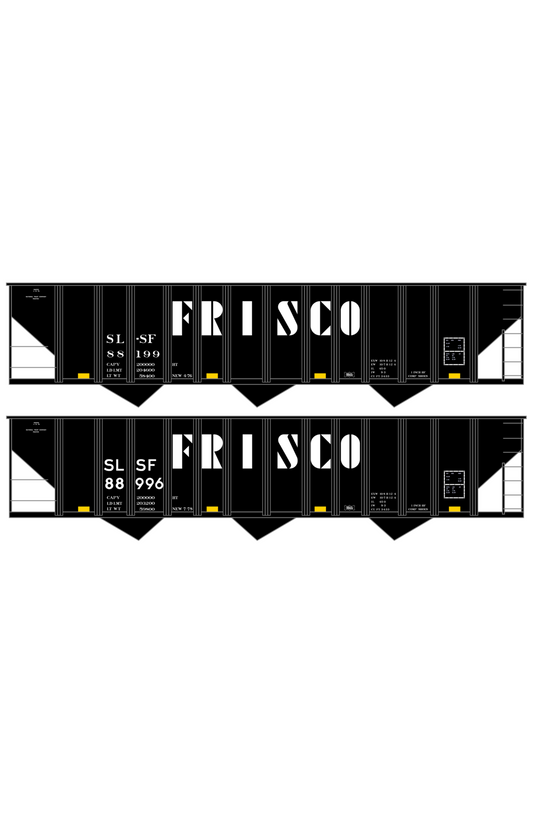 SLSF Frisco 100 Ton Triple Hopper White