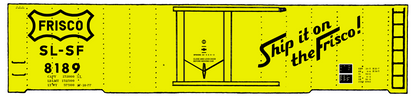 SLSF Frisco 50 Ft Boxcar Black Late Scheme