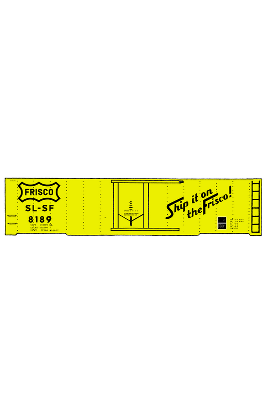 SLSF Frisco 50 Ft Boxcar Black Late Scheme