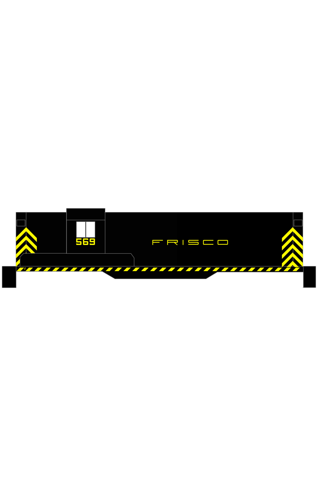SLSF Frisco Hood Diesel Yellow