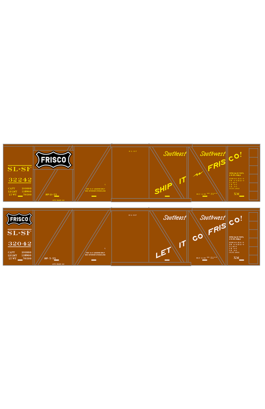 SLSF Frisco 40 Ft OB Boxcar Ship It/Let It Go Frisco