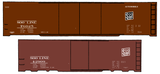 Soo Line 40 and 50 Ft Boxcars White
