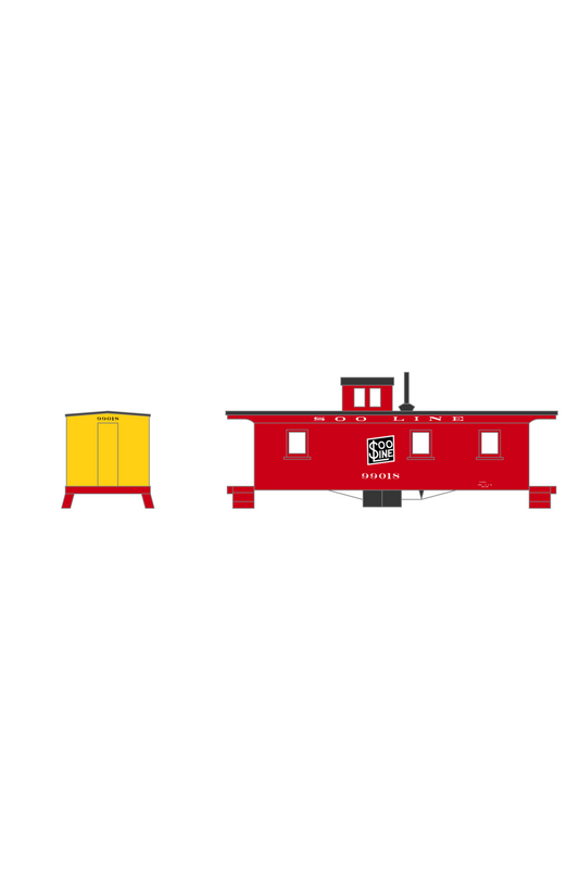 Soo Line Caboose White