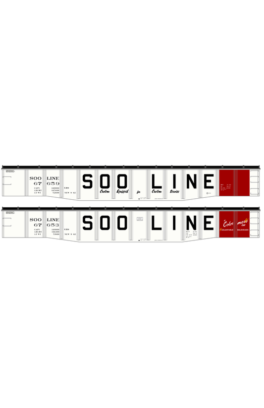 Soo Line Covered Gondola Black Colormark