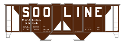 Soo Line Covered Hopper White