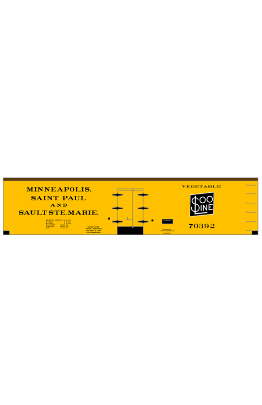 Soo Line Early Wood Ice Reefer Black